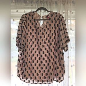 Vince Chiffon Dolman Blouse